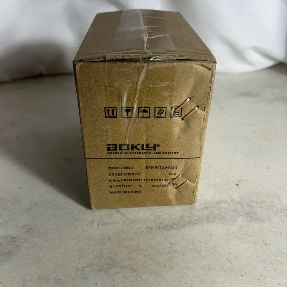 Aokly Valve Regulated Lead-acid Battery 12V 9ah